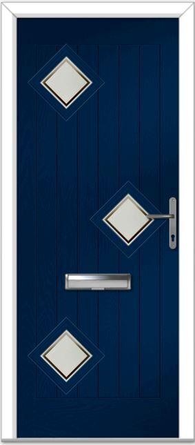 Blue Belfry 3 Right Composite Door