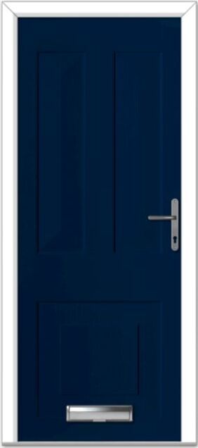 Blue Knightsbridge Solid Composite Door