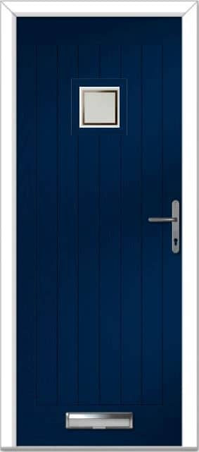 Blue Pavero Square Farmhouse Composite Door
