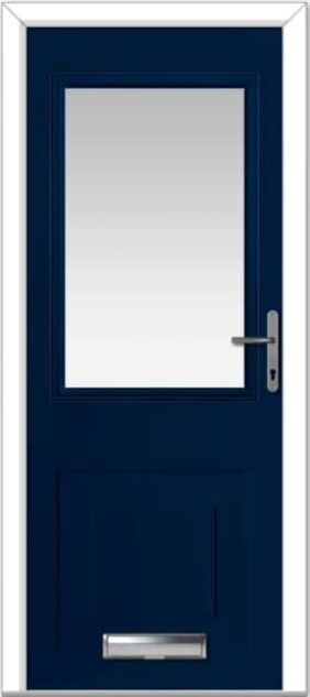 Blue Tatton 4 Grid Lite Composite Door