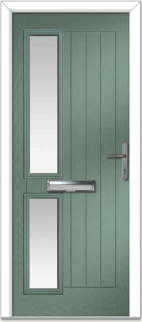 Chartwell Green Valderrama Left Farmhouse Composite Door