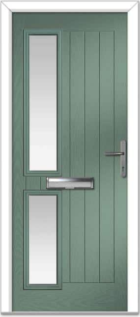Chartwell Green Valderrama Left Farmhouse Composite Door