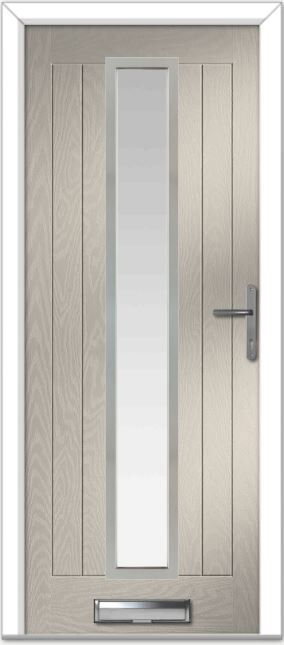 Cream Augusta Long Centre Farmhouse Composite Door