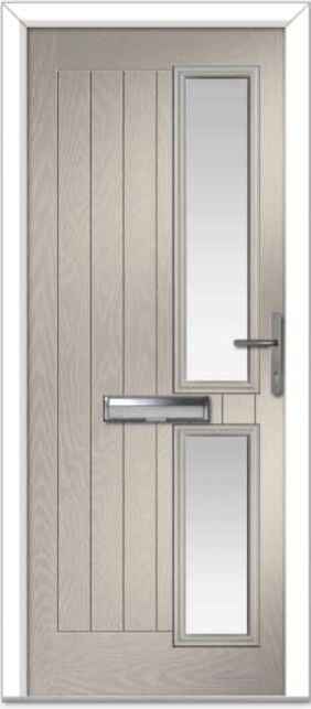 Cream Valderrama Right Farmhouse Composite Door