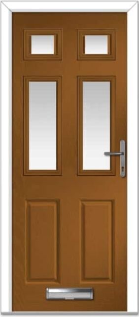 Golden Oak Troon Composite Door