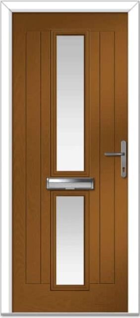 Golden Oak Valderrama Centre Farmhouse Composite Door