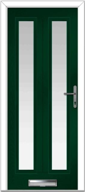 Green Augusta Long 2 Farmhouse Composite Door
