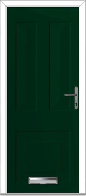 Green Knightsbridge Solid Composite Door