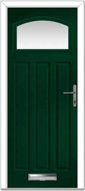 Green St Andrews Composite Door