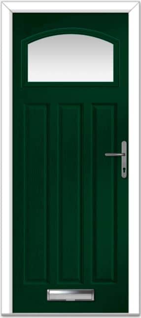 Green St Andrews Composite Door