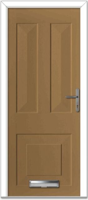 Irish Oak Knightsbridge Solid Composite Door