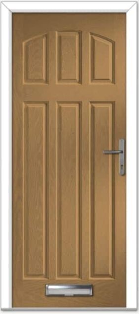 Irish Oak St Andrews Solid Composite Door