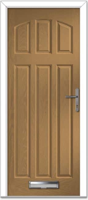 Irish Oak St Andrews Solid Composite Door