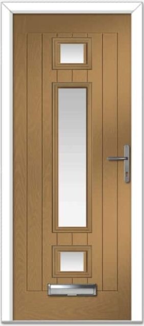 Irish Oak Vilamoura Farmhouse Composite Door