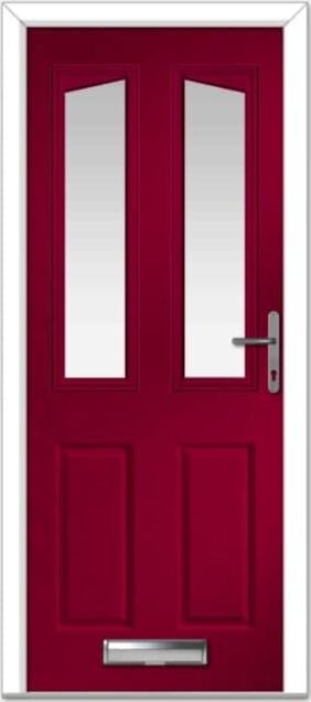 Red Penina Composite Door
