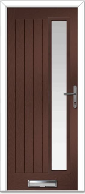 Rosewood Augusta Long Right Farmhouse Composite Door Order