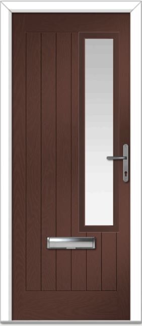 Rosewood Augusta Right Farmhouse Composite Door