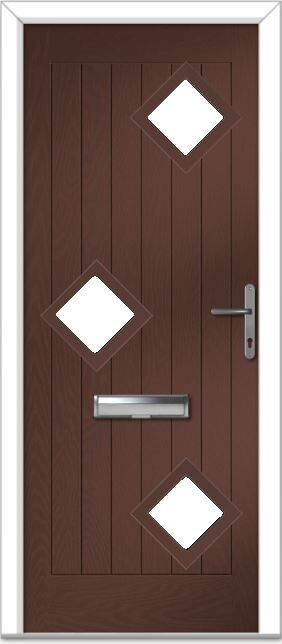 Rosewood Belfry 3 Left Composite Door