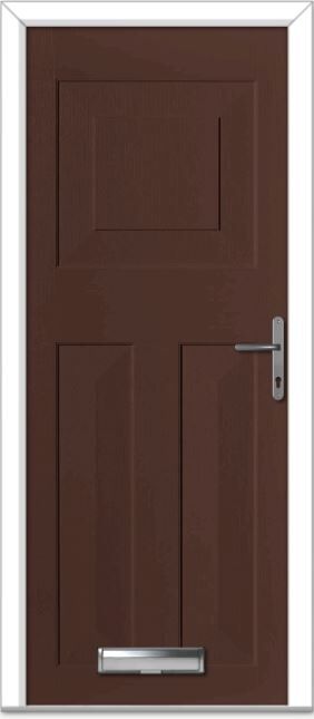 Rosewood Eaton Solid Composite Door