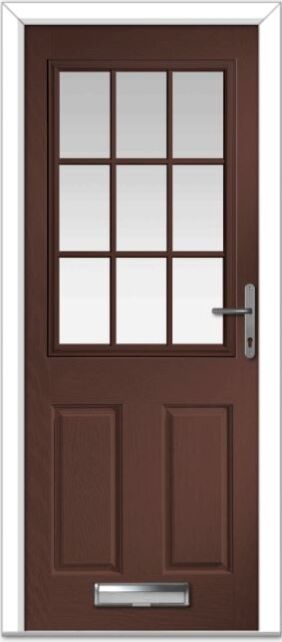 Rosewood Lyntham Grid Composite Door