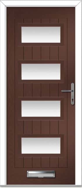 Rosewood Oakmont Farmhouse Composite Door