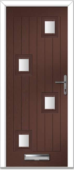 Rosewood Seminole 5 Left Farmhouse Composite Door Order