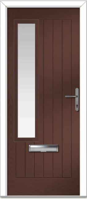 Rosewood Augusta Left Farmhouse Composite Door 1 Rosewood Augusta Left Farmhouse Composite Door