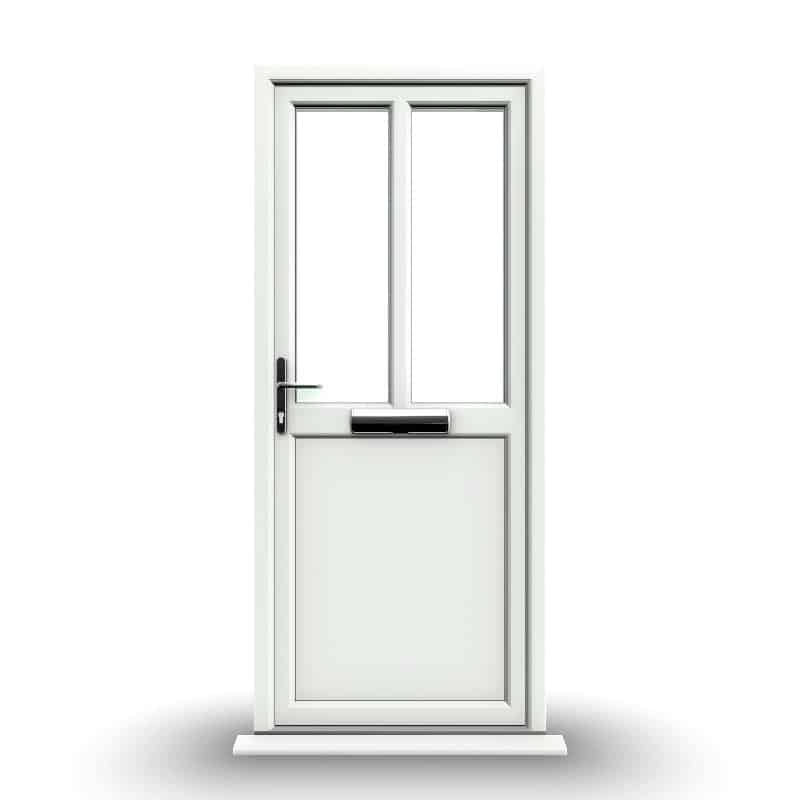 Barnsley - White Half Glazed uPVC Door Supply Only 1 Barnsley - White Half Glazed uPVC Door Supply Only