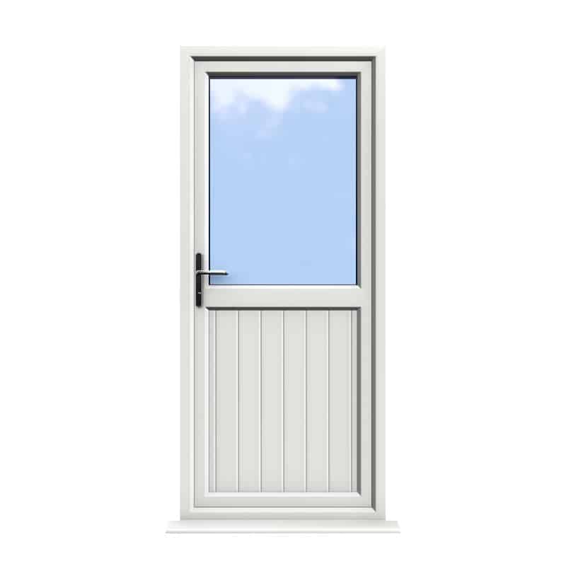 Chelmsford - White uPVC Door Shiplap Supply Only 1 Chelmsford - White uPVC Door Shiplap Supply Only