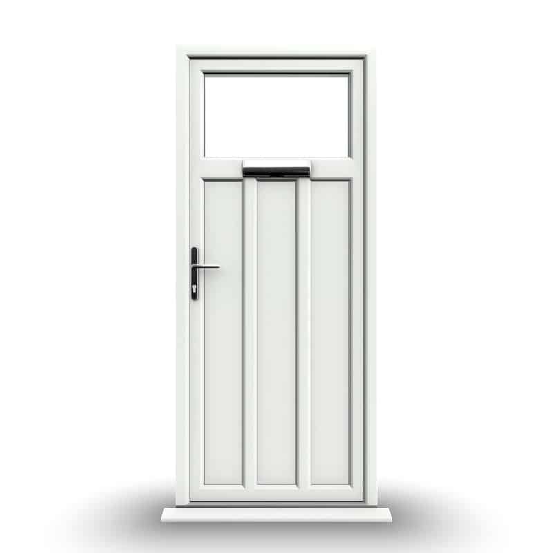Derby - White Double Glazed uPVC Door Supply Only 1 Derby - White Double Glazed uPVC Door Supply Only