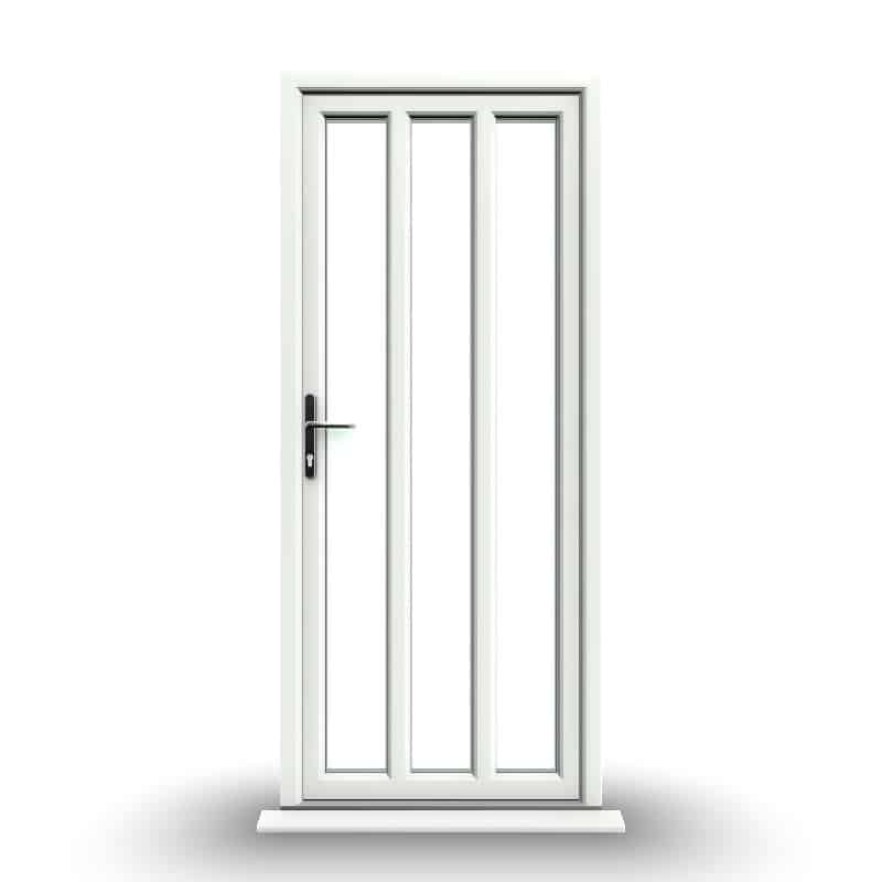 London - White Double Glazed uPVC Door Supply Only 1 London - White Double Glazed uPVC Door Supply Only