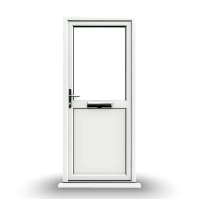 Oxford - White Half Glazed uPVC Door Supply Only 1 Oxford - White Half Glazed uPVC Door Supply Only