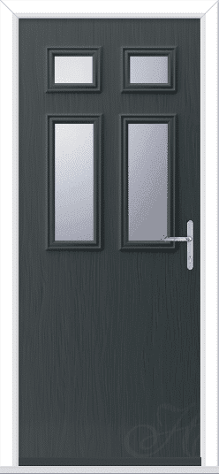 Anthracite Grey Flush Cortina 4 GRP Composite Door 1 Anthracite Grey Flush Cortina 4 GRP Composite Door