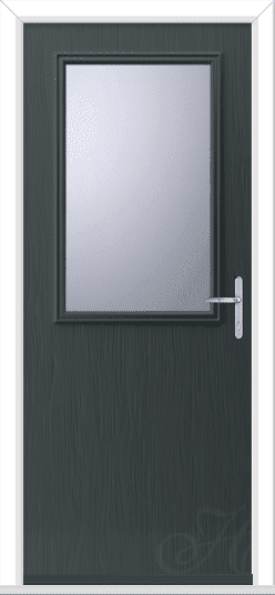 Anthracite Grey Flush Escala 1 GRP Composite Door 1 Anthracite Grey Flush Escala 1 GRP Composite Door