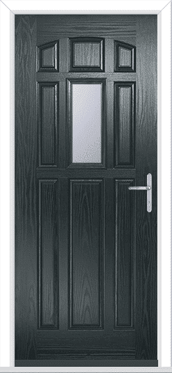 Anthracite Grey Impala 1 GRP Composite Door 1 Anthracite Grey Impala 1 GRP Composite Door