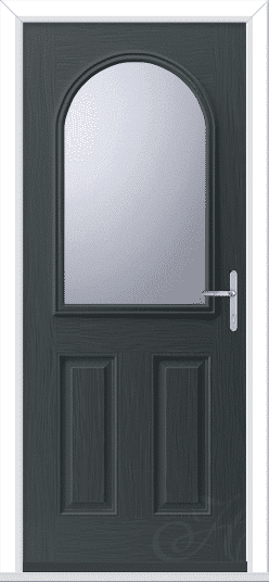 Anthracite Grey Snipe 1 GRP Composite Door 1 Anthracite Grey Snipe 1 GRP Composite Door