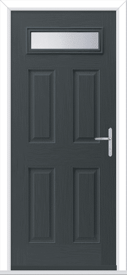 Anthracite Grey Sorpasso 1 GRP Composite Door 1 Anthracite Grey Sorpasso 1 GRP Composite Door