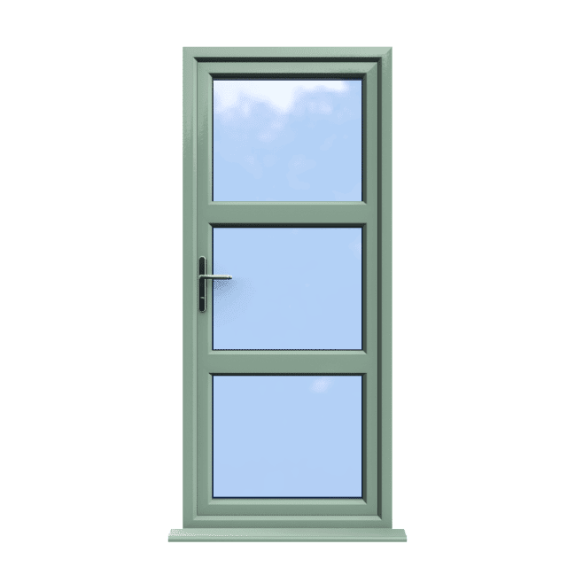 Birmingham - Chartwell Green Double Glazed uPVC Door Supply Only 1 Birmingham - Chartwell Green Double Glazed uPVC Door Supply Only