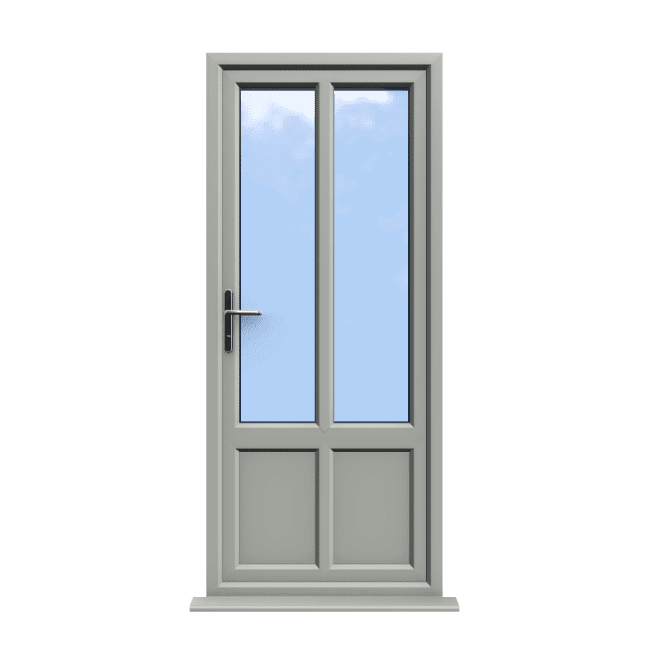 Bradford - Agate Grey Double Glazed uPVC Door Supply Only 1 Bradford - Agate Grey Double Glazed uPVC Door Supply Only