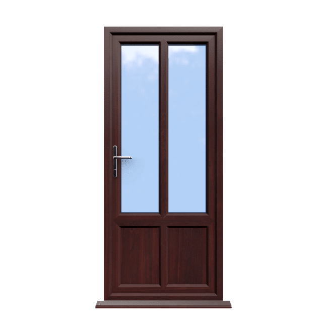 Bradford - Rosewood Double Glazed uPVC Door Supply Only 1 Bradford - Rosewood Double Glazed uPVC Door Supply Only