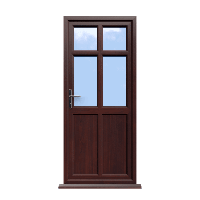 Bristol - Rosewood Double Glazed uPVC Door Supply Only 1 Bristol - Rosewood Double Glazed uPVC Door Supply Only