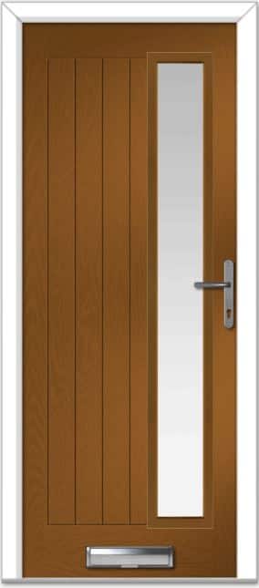 Golden Oak Augusta Long Right Farmhouse Composite Door 1 Golden Oak Augusta Long Right Farmhouse Composite Door