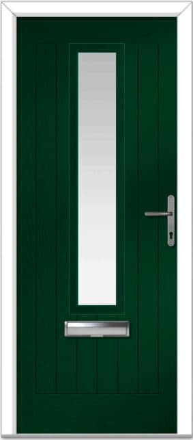 Green Augusta Right Farmhouse Composite Door 1 Green Augusta Right Farmhouse Composite Door
