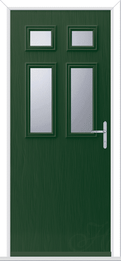 Green Flush Cortina 4 GRP Composite Door 1 Green Flush Cortina 4 GRP Composite Door