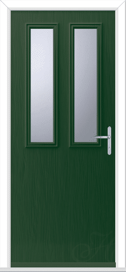 Green Flush Cosworth 2 GRP Composite Door 1 Green Flush Cosworth 2 GRP Composite Door