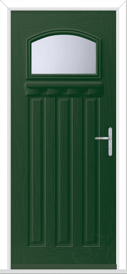Green Hebden External Shelf GRP Composite Door 1 Green Hebden External Shelf GRP Composite Door
