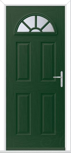 Green Tuscan 1 Geo Bar GRP Composite Door 1 Green Tuscan 1 Geo Bar GRP Composite Door