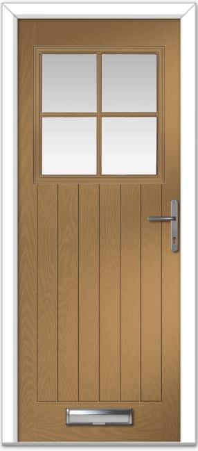Irish Oak Merion 4 Grid Farmhouse Composite Door Order 1 Irish Oak Merion 4 Grid Farmhouse Composite Door Order