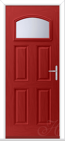 Red Alpine 1 GRP Composite Door 1 Red Alpine 1 GRP Composite Door