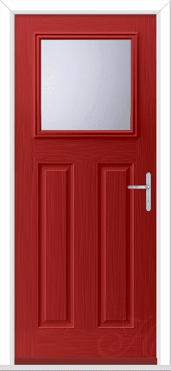 Red Capri 1 GRP Composite Door 1 Red Capri 1 GRP Composite Door